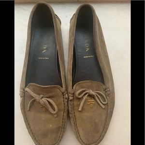 Vintage Prada Suede Loafers
